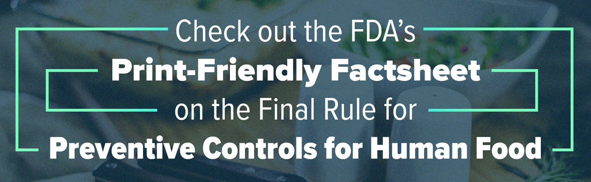 PacMoore Blog Factsheet New Rule Previntive Controls for Human Food