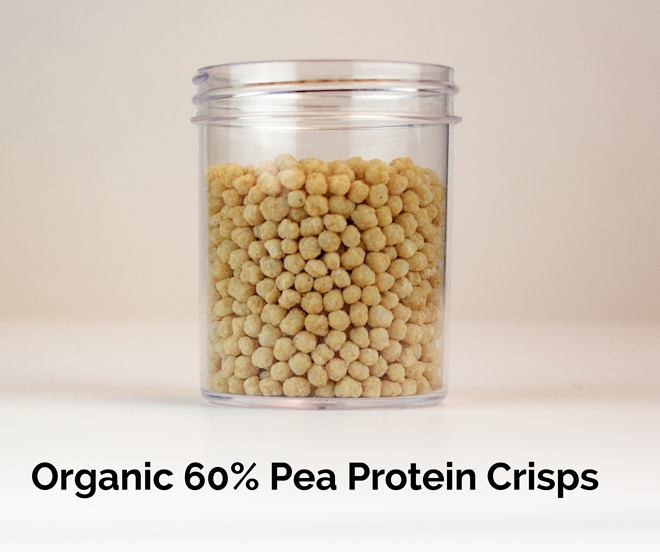 PacMoore is experienced in using alternative protein sources like pea protein for textured protein, crisps and inclusions